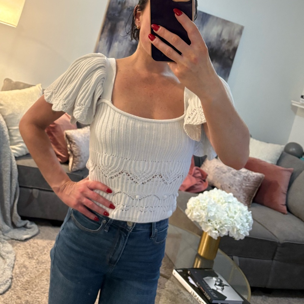 Zara sweater tank